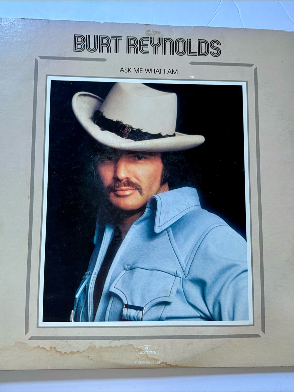 Burt Reynolds Ask Me What I Am 1973 Country Vinyl LP Mercury SRM 1-693 VG VG
